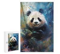 Jigsaws for Adults1000 PCS Colorful Panda Art Print-12 Jigsaw Puzzles for Adults Staycation Kill Time Help The Brain Exercise Family Fun & Game Night 1000 PCS