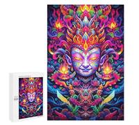 Jigsaws for Adults1000 PCS Colorful Spiritual Artwork-2 Jigsaw Puzzles for Adults Staycation Kill Time Help The Brain Exercise Family Fun & Game Night 1000 PCS