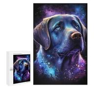 Jigsaws for Adults1000 PCS Cosmic Labrador Portrait-1 Jigsaws for Adults Brain Teaser Game Analysis And Logic Stress Reduction Gifts 1000 PCS