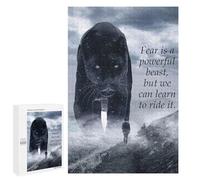 Jigsaws for Adults1000 PCS Fear Is A Beast Panther Jigsaws for Adults Brain Teaser Game Analysis And Logic Stress Reduction Gifts 1000 PCS