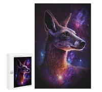 Jigsaws for Adults1000 PCS Galactic Kangaroo Portrait Jigsaws for Adults Brain Teaser Game Analysis And Logic Stress Reduction Gifts 1000 PCS