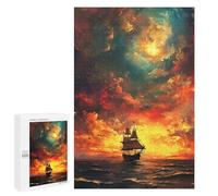 Jigsaws for Adults1000 PCS Galactic Voyage Aesthetic Artwork Jigsaw Puzzles for Adults Staycation Kill Time Help The Brain Exercise Family Fun & Game Night 1000 PCS