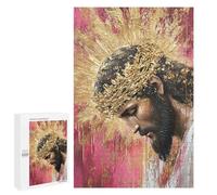 Jigsaws for Adults1000 PCS Golden Crowned Religious Icon Painting Jigsaw Puzzles for Adults For Family Fun Challenging To Complete Learning Educational Toys 1000 PCS