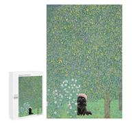 Jigsaws for Adults1000 PCS Gustav Klimt Cat Garden Jigsaws for Adults Brain Teaser Game Analysis And Logic Stress Reduction Gifts 1000 PCS