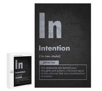 Jigsaws for Adults1000 PCS Intention Element - Focused Manifestation Mindset Jigsaws for Adults Brain Teaser Game Analysis And Logic Stress Reduction Gifts 1000 PCS