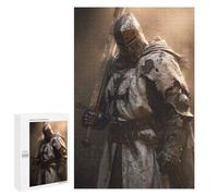 Jigsaws for Adults1000 PCS Medieval Knight Armor Set Jigsaw Puzzles for Adults Staycation Kill Time Help The Brain Exercise Family Fun & Game Night 1000 PCS