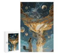 Jigsaws for Adults1000 PCS Mini Planet Jigsaw for Adults Toy Wall Decor Presents for Women Help The Brain Exercise 1000 PCS