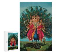 Jigsaws for Adults1000 PCS Murugan by Raja Ravi Varma Jigsaw for Adults Toy Wall Decor Presents for Women Help The Brain Exercise 1000 PCS