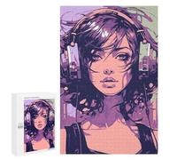 Jigsaws for Adults1000 PCS Music Girl Jigsaw for Adults Toy Wall Decor Presents for Women Help The Brain Exercise 1000 PCS