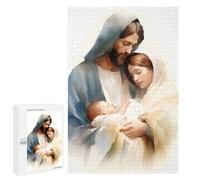 Jigsaws for Adults1000 PCS Nativity Scene - Baby Jesus, Mary & Josef Jigsaw for Adults Toy Wall Decor Presents for Women Help The Brain Exercise 1000 PCS