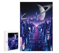 Jigsaws for Adults1000 PCS Phantom Night City Teenagers Puzzles Hands-on Game Presents for Women Unique Birthday And Gifts 1000 PCS