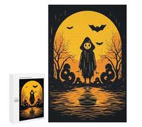 Jigsaws for Adults1000 PCS Retro Halloween Vibes Jigsaw for Adults Toy Wall Decor Presents for Women Help The Brain Exercise 1000 PCS