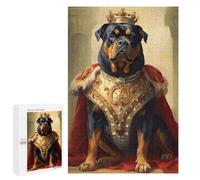 Jigsaws for Adults1000 PCS Rottweiler The King Jigsaw Puzzle Brain Teaser Game Analysis And Logic Deal As Gifts for The Whole Family 1000 PCS