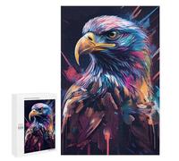 Jigsaws for Adults1000 PCS The Free Eagle Jigsaw for Adults Toy Wall Decor Presents for Women Help The Brain Exercise 1000 PCS