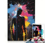 Jigsaws for Adults1000 Pieces Abstract Human Figures, Brain Teaser Game, Tough Challenge, Gifts for Friends And Family 50x75cm