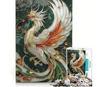Jigsaws for Adults1000 Pieces Abstract Phoenix Kintsugi, Educational Game, For Family Fun, Deal As Gifts for The Whole Family 38x26cm