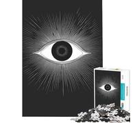 Jigsaws for Adults1000 Pieces All-Seeing Eye Fun at Home Activities, Pattern Assembly Hands-on Game for And 14 Years And over (38X26CM)
