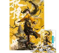 Jigsaws for Adults1000 Pieces Anime Girl Yellow Ninja Jigsaw 1000 Pieces Toy Wall Decor Presents for Women for Is Ideal As A Gifts (38x26cm)