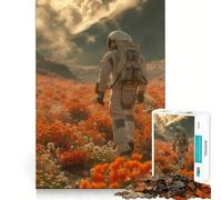 Jigsaws for Adults1000 Pieces Astronaut And Planet Smooth Joint Fun Cognitive Game Toy Casual Game Time Birthday Mind Gift (38x26cm)