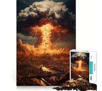 Jigsaws for Adults1000 Pieces Atom Bomb Smooth Joint Fun Cognitive Game Toy Casual Game Time Birthday Mind Gift (38x52cm)