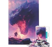 Jigsaws for Adults1000 Pieces Attack Of The Kaiju Adult Jigsaw Puzzles Difficult Challenge for Birthday, Chrismas Unique Birthday And Xmas Gifts (50x75cm)