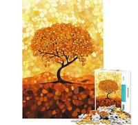 Jigsaws for Adults1000 Pieces Autumn Tree If Life Help The Brain Exercise Learning Educational Brain Teaser Game for Age 14+ Game (38x26cm)