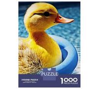 Jigsaws for Adults1000 Pieces Baby Ducks Are Swimming Adult Jigsaw Puzzle Brain Teaser Game Enhance Memory Stress Reduction Gifts 52x38cm/1000pcs