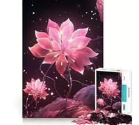 Jigsaws for Adults1000 Pieces Beautiful Magical Flower Clean Fit Decor Thinking Fun Game Cozy Time Play Birthday Hobby Gift (50x75cm)