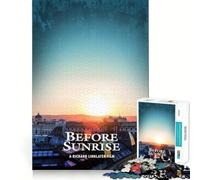 Jigsaws for Adults1000 Pieces Before Sunrise Clean Fit Decor Thinking Fun Game Cozy Time Play Birthday Hobby Gift (38x52cm)