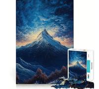 Jigsaws for Adults1000 Pieces Beyond The Mountain Clean Fit Decor Thinking Fun Game Cozy Time Play Birthday Hobby Gift (38x26cm)
