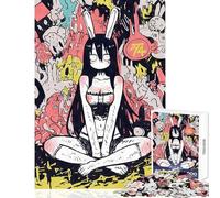Jigsaws for Adults1000 Pieces Bunnygirl Doodle Madness Impossible Game But Fun And Humorous Educational Toy Gifts for Friends And Family (50X75cm)