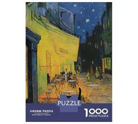 Jigsaws for Adults1000 Pieces Cat at Terrasse Des Cafes Jigsaws for Adults Hands-on Game Difficult Challenge Help The Brain Exercise 70x50cm/1000pcs