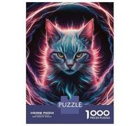 Jigsaws for Adults1000 Pieces Cat Electric Jigsaw for Adults Brain Teaser Game Staycation Kill Time for Birthday, Chrismas 52x38cm/1000pcs