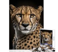 Jigsaws for Adults1000 Pieces Cheetah AI Generative Jigsaws for Adults Puzzle Analysis And Logic Parent-child Interaction Birthday Present, Gifts, (38x26cm)