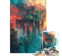 Jigsaws for Adults1000 Pieces Corrupted Hanging Gardens of Babylon Fun at Home Activities, Pattern Assembly Hands-on Game for And 14 Years And over (38X52CM)