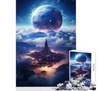 Jigsaws for Adults1000 Pieces Cosmic Citadel Jigsaw for Teenagers Precision Cutting Train Your Brain And Hands for Is Ideal As A Gifts (38x52cm)