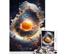 Jigsaws for Adults1000 Pieces Cosmic Fried Egg Educational Toy Great Gift for Games for Educational Game Train Your Brain And Hands Size 38x52cm
