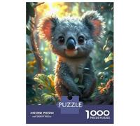 Jigsaws for Adults1000 Pieces Cute Cartoon Koala Jigsaw for Adults Brain Teaser Game Staycation Kill Time for Birthday, Chrismas 70x50cm/1000pcs