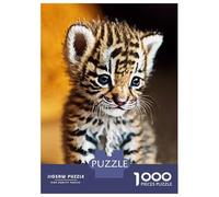 Jigsaws for Adults1000 Pieces Cute Tiger Jigsaw for Adults Brain Teaser Game Staycation Kill Time for Birthday, Chrismas 38x26cm/1000pcs