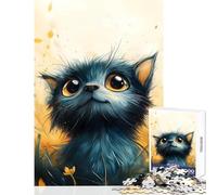 Jigsaws for Adults1000 Pieces Cute Tiny Cat Portrait Educational Toy Gift For Birthdays Hands-on Game Artists Collection, Fine Art Size 38x52cm