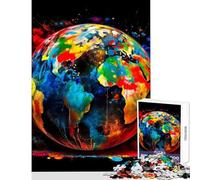 Jigsaws for Adults1000 Pieces Earth Fragile Tellus Educational Games Suitable for Couples Toy Wall Decor Help The Brain Exercise (50X75CM)