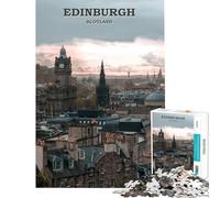 Jigsaws for Adults1000 Pieces Edinburgh Travel POSTER Help The Brain Exercise Learning Educational Brain Teaser Game for Age 14+ Game (50x75cm)