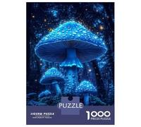 Jigsaws for Adults1000 Pieces Enchanted Mushroom Glow -1 Jigsaws for Adults Hands-on Game Difficult Challenge Help The Brain Exercise 70x50cm/1000pcs