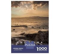 Jigsaws for Adults1000 Pieces Enoshima Island Japan Jigsaw for Adults Brain Teaser Game Staycation Kill Time for Birthday, Chrismas 38x26cm/1000pcs