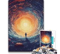Jigsaws for Adults1000 Pieces Event Horizon Beautiful Design Game Family Activities Gift For Birthdays 38x26cm(1000pcs)