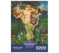 Jigsaws for Adults1000 Pieces Flower Ladies Jigsaw for Adults Brain Teaser Game Staycation Kill Time for Birthday, Chrismas 38x26cm/1000pcs