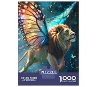Jigsaws for Adults1000 Pieces Flying Lion With Wings Jigsaw Puzzle Relaxing Games Birthday Present Deal As Gifts for The Whole Family 70x50cm/1000pcs