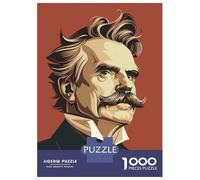 Jigsaws for Adults1000 Pieces Friedrich Nietzsche Jigsaw for Adults Brain Teaser Game Staycation Kill Time for Birthday, Chrismas 52x38cm/1000pcs