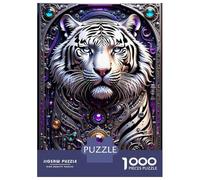 Jigsaws for Adults1000 Pieces Galactic Tiger Chronicles Jigsaw for Adults Brain Teaser Game Staycation Kill Time for Birthday, Chrismas 70x50cm/1000pcs
