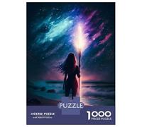 Jigsaws for Adults1000 Pieces Girls Light Beach Jigsaw Puzzle Relaxing Games Birthday Present Deal As Gifts for The Whole Family 52x38cm/1000pcs